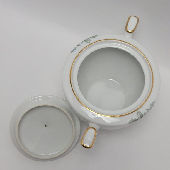 Mikado China Malay Made In Occupied Japan Sugar Bowl With Lid and Creamer - Picture 6 of 16